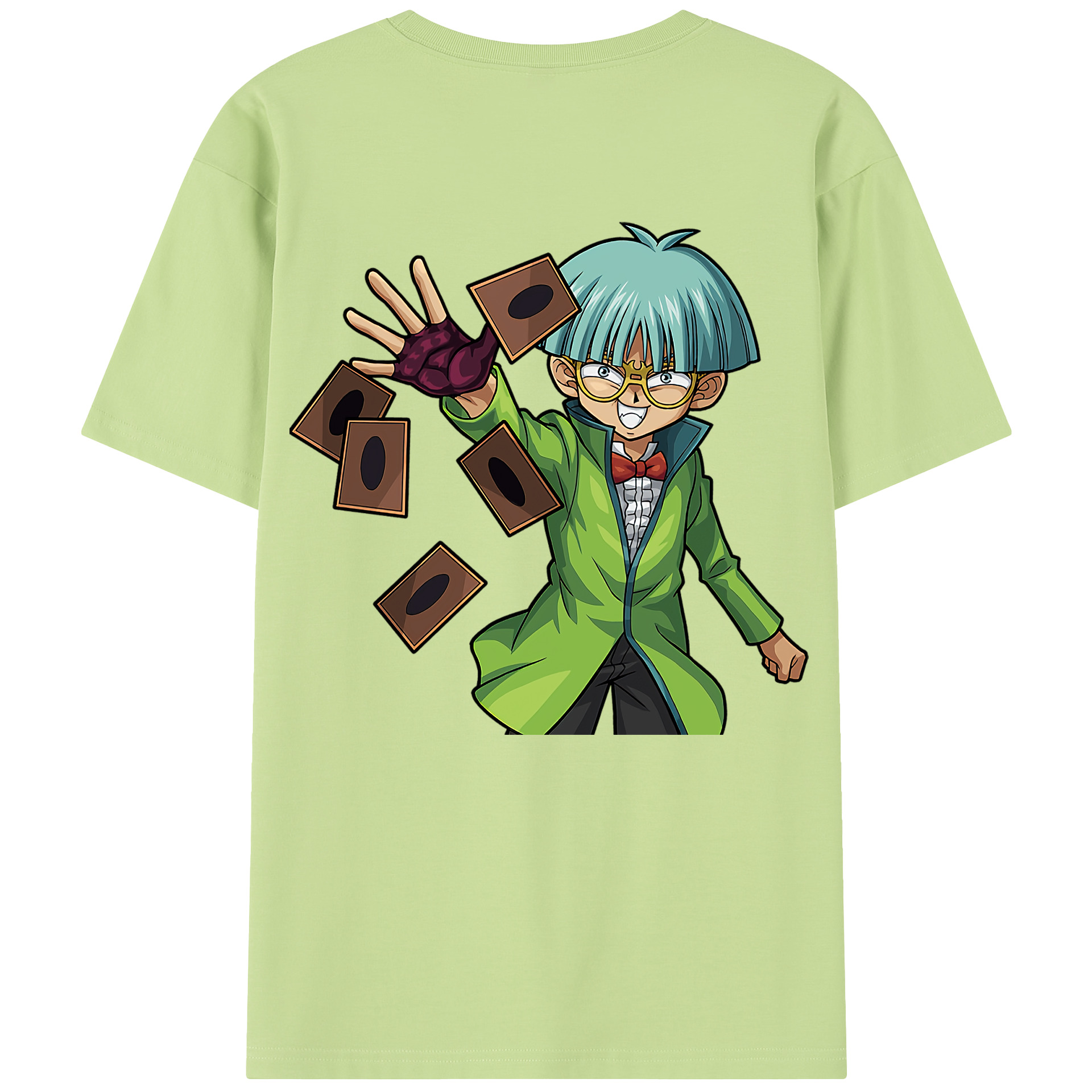 （画像用） 遊☆戯☆王 Yu-Gi-Oh! 綿100％半袖Tシャツ（背面プリント）